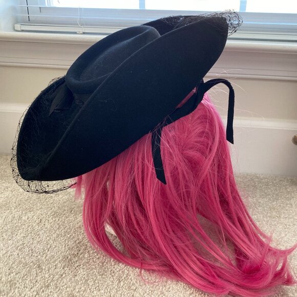 Vintage 1940s Wool Felt Hat main image 7